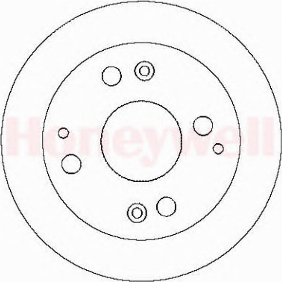 BENDIX 562282 B - Тормозной диск avtokuzovplus.com.ua