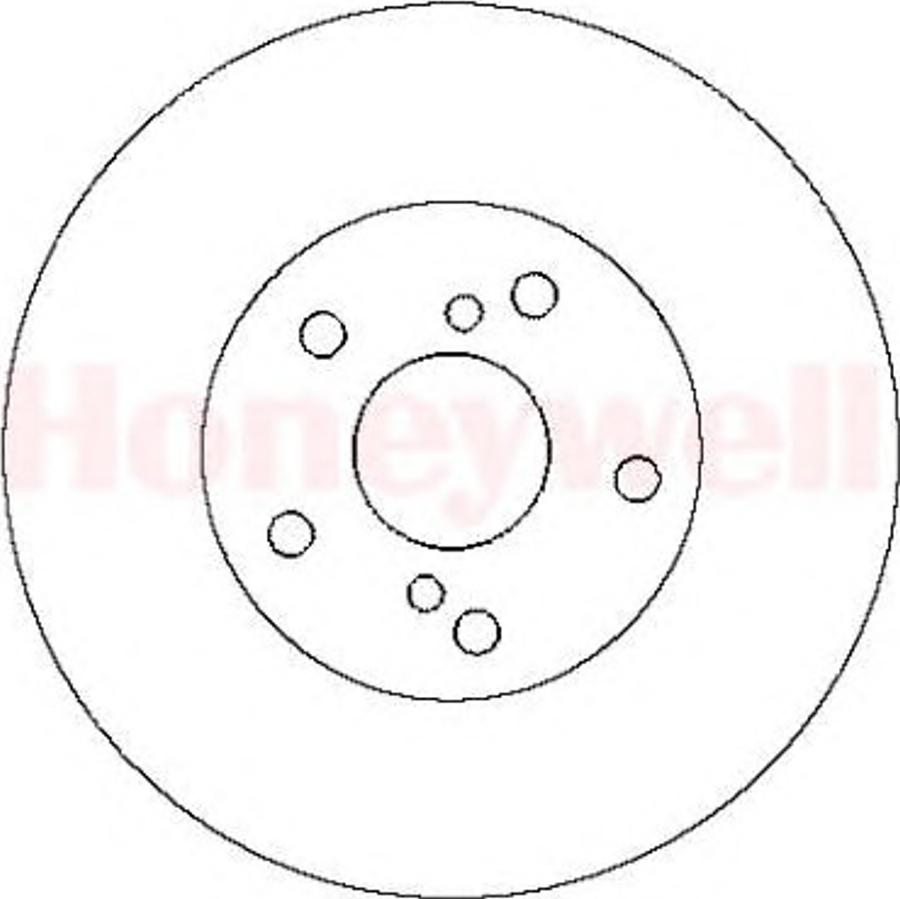 BENDIX 562287 B - Гальмівний диск autocars.com.ua