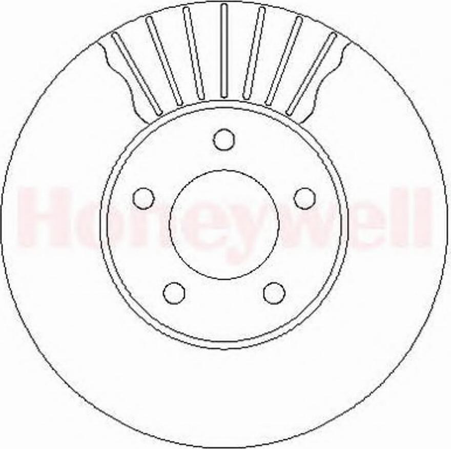 BENDIX 562292 B - Тормозной диск avtokuzovplus.com.ua