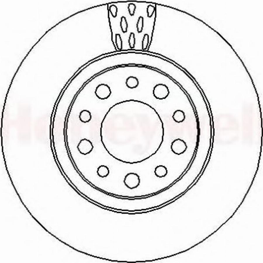 BENDIX 562302B - Гальмівний диск autocars.com.ua