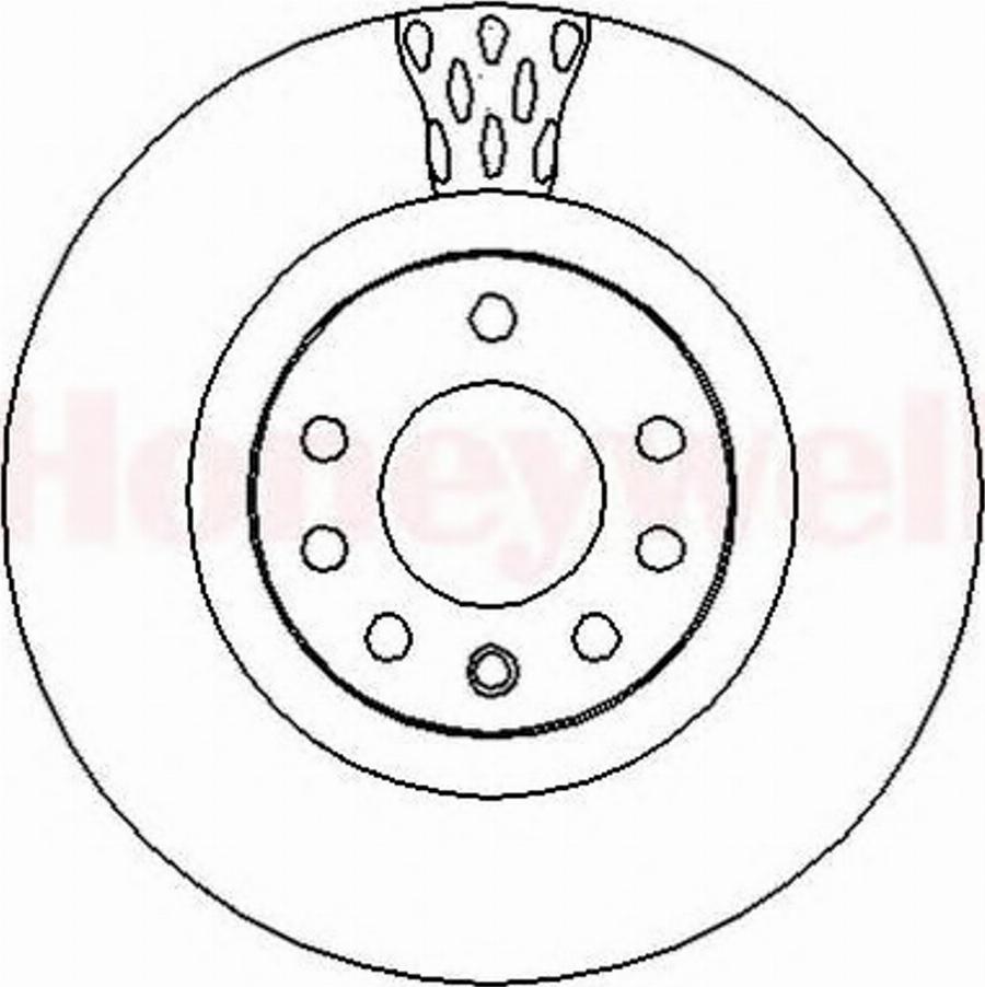 BENDIX 562303 B - Гальмівний диск autocars.com.ua