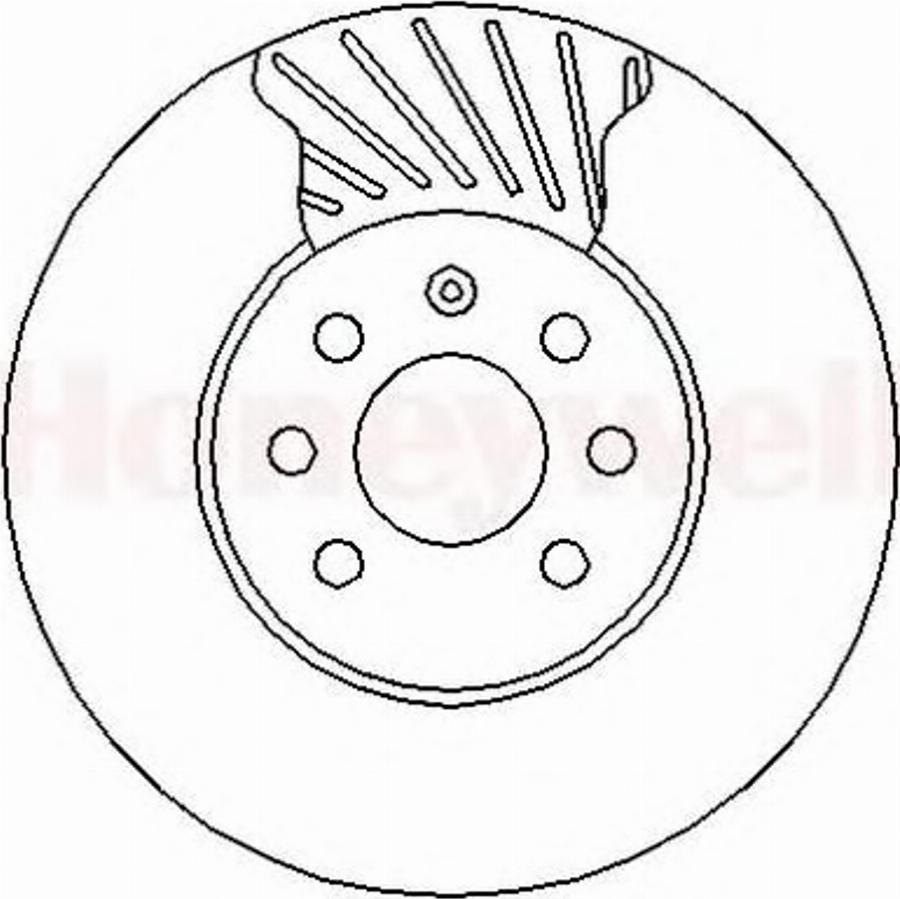 BENDIX 562315B - Гальмівний диск autocars.com.ua