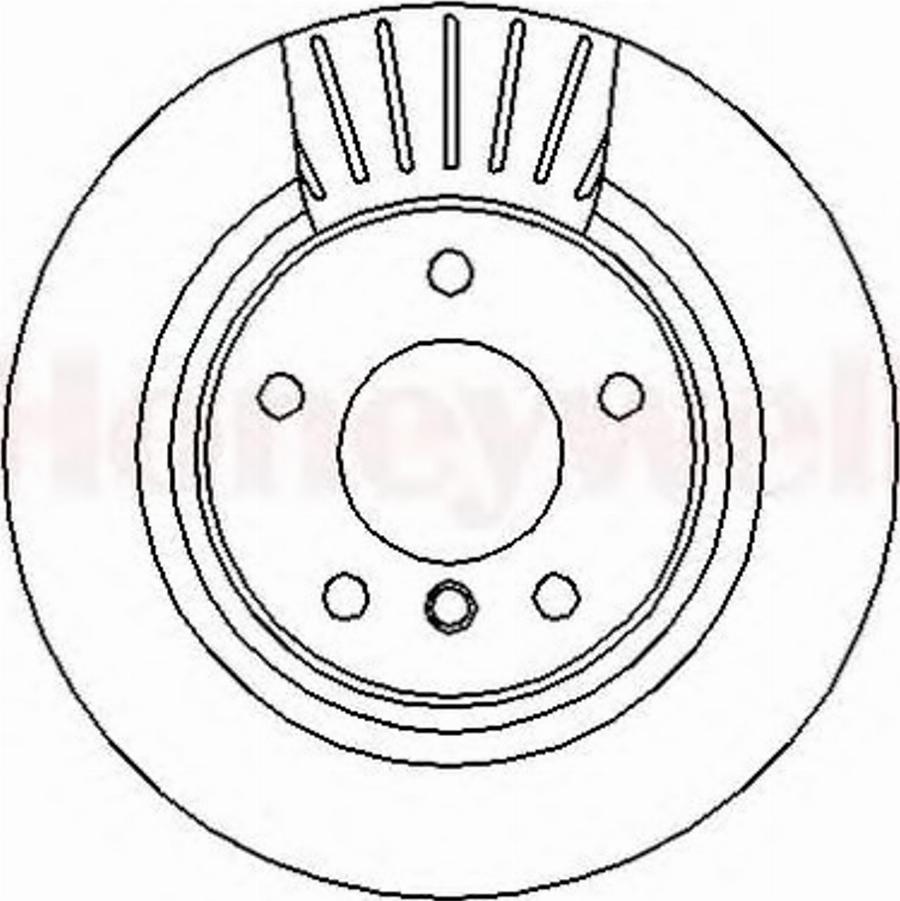 BENDIX 562316B - Тормозной диск avtokuzovplus.com.ua