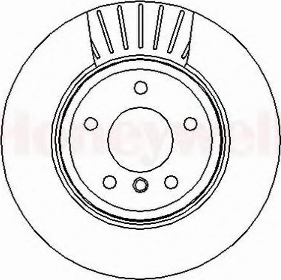 BENDIX 562319B - Гальмівний диск autocars.com.ua