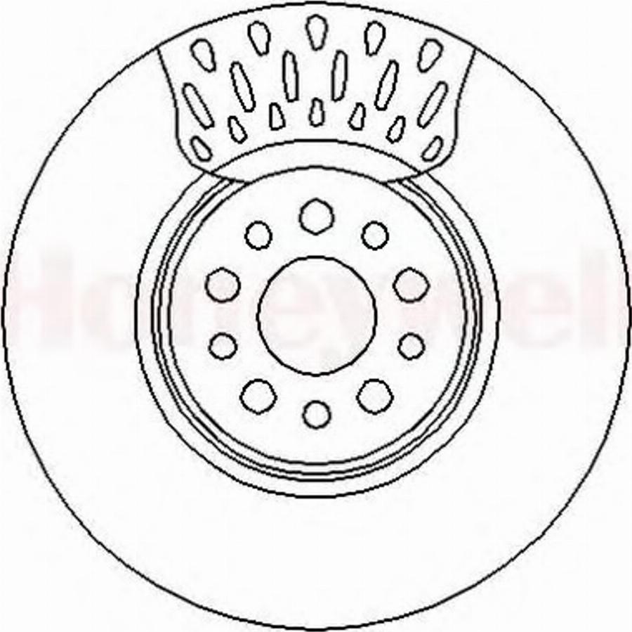 BENDIX 562328B - Тормозной диск avtokuzovplus.com.ua