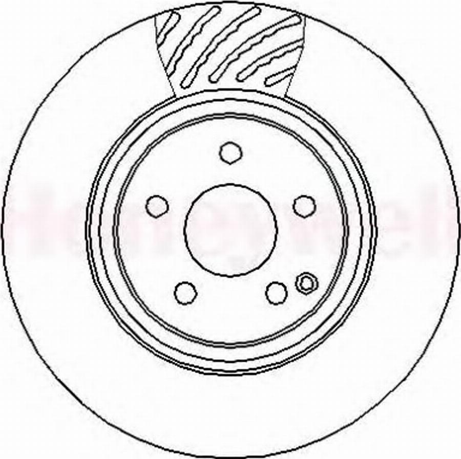 BENDIX 562331B - Тормозной диск avtokuzovplus.com.ua