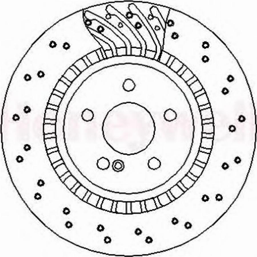 BENDIX 562339B - Тормозной диск autodnr.net