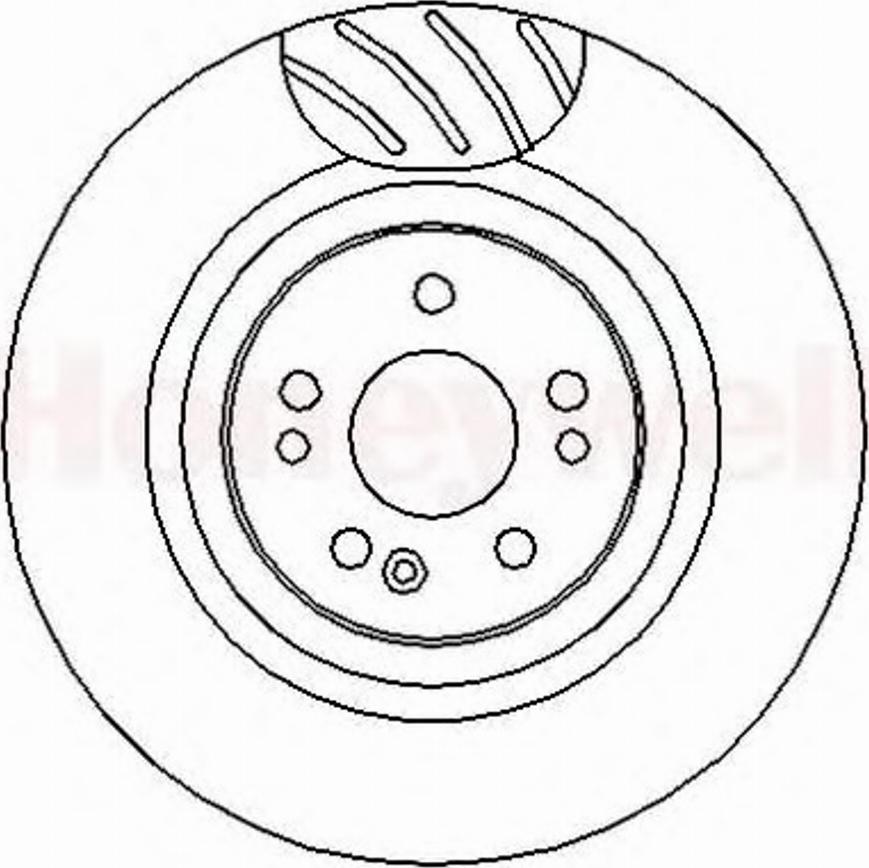 BENDIX 562341B - Гальмівний диск autocars.com.ua