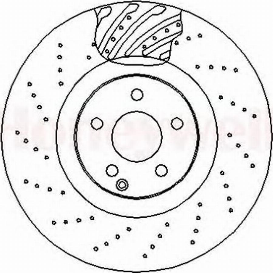 BENDIX 562349B - Тормозной диск avtokuzovplus.com.ua