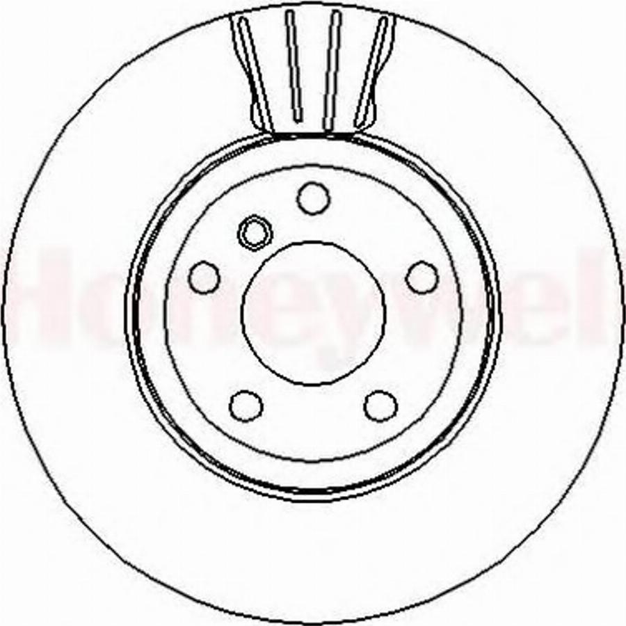 BENDIX 562350B - Гальмівний диск autocars.com.ua