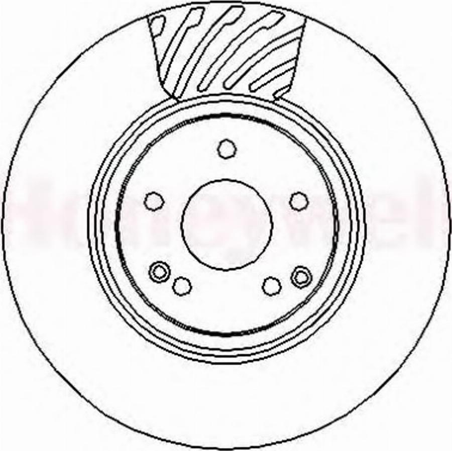 BENDIX 562354B - Тормозной диск avtokuzovplus.com.ua