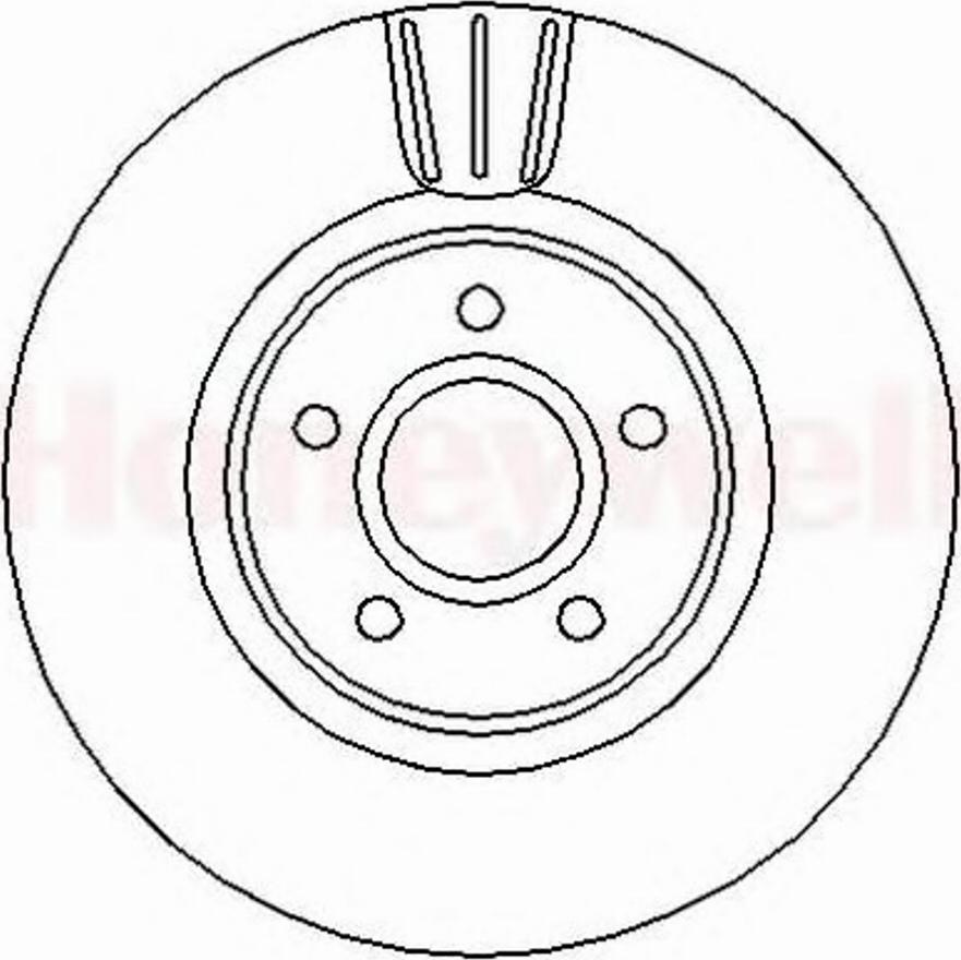 BENDIX 562363B - Тормозной диск avtokuzovplus.com.ua