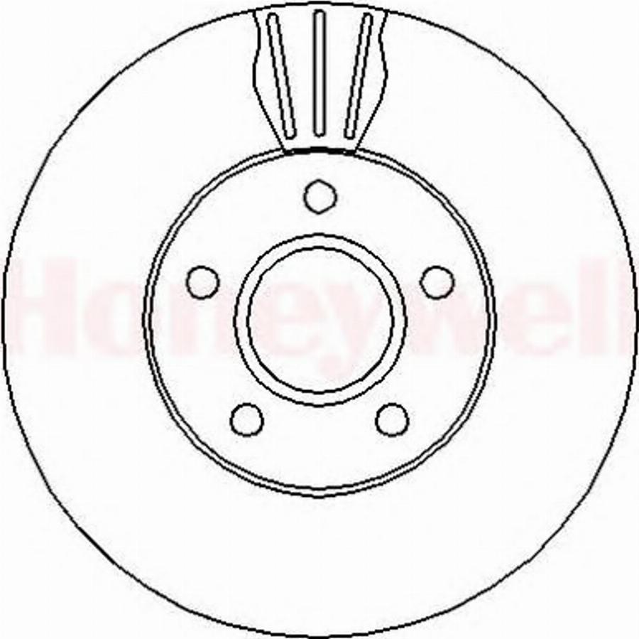 BENDIX 562364B - Гальмівний диск autocars.com.ua