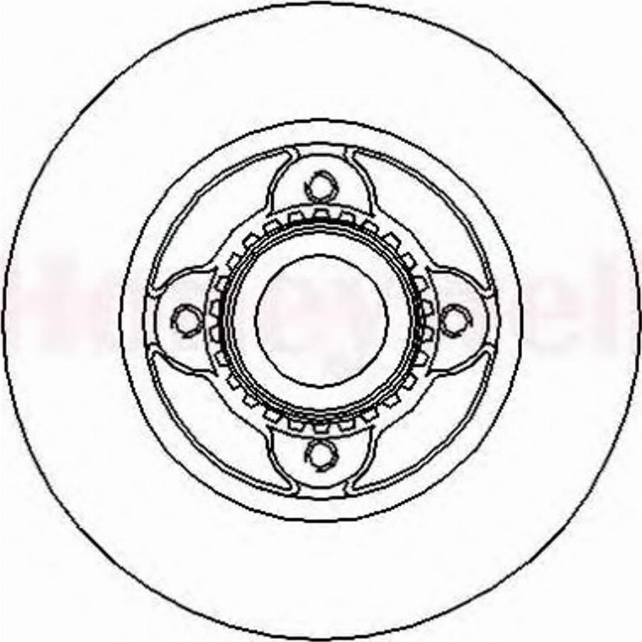 BENDIX 562366B - Тормозной диск avtokuzovplus.com.ua