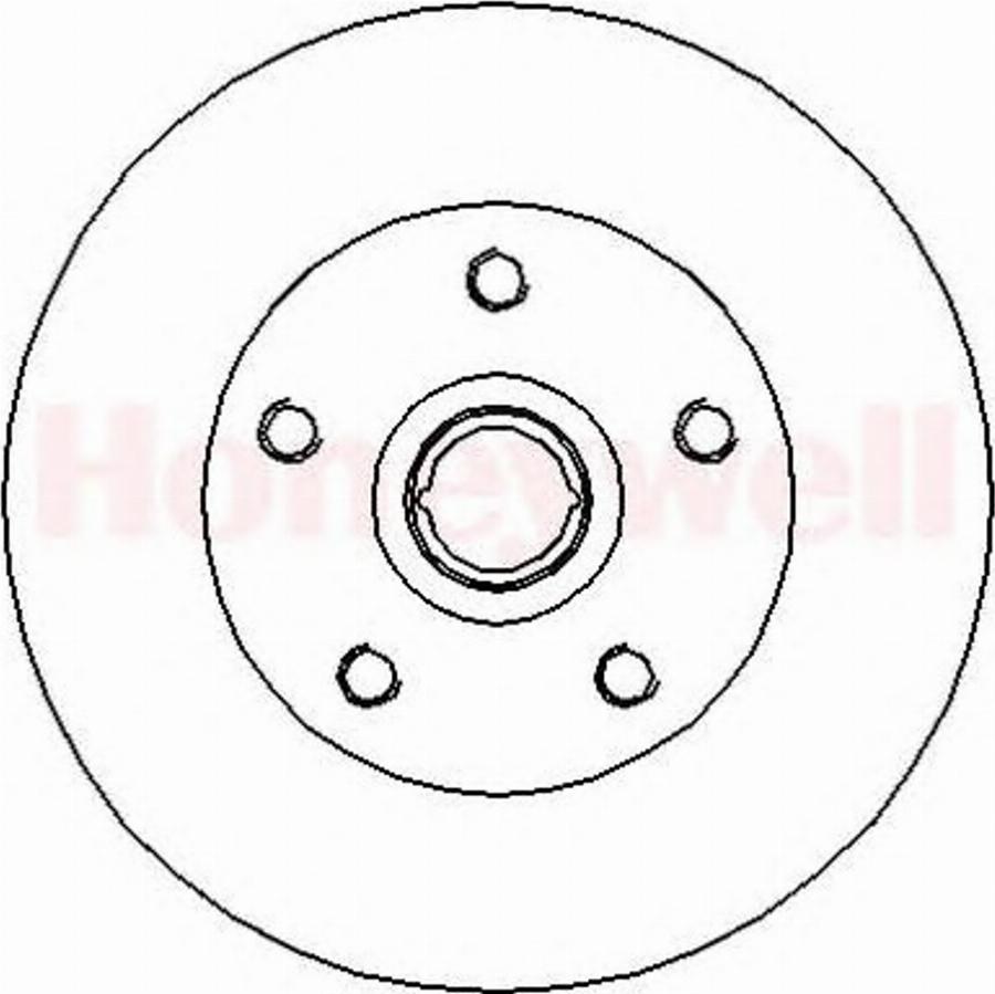 BENDIX 562370 B - Тормозной диск autodnr.net