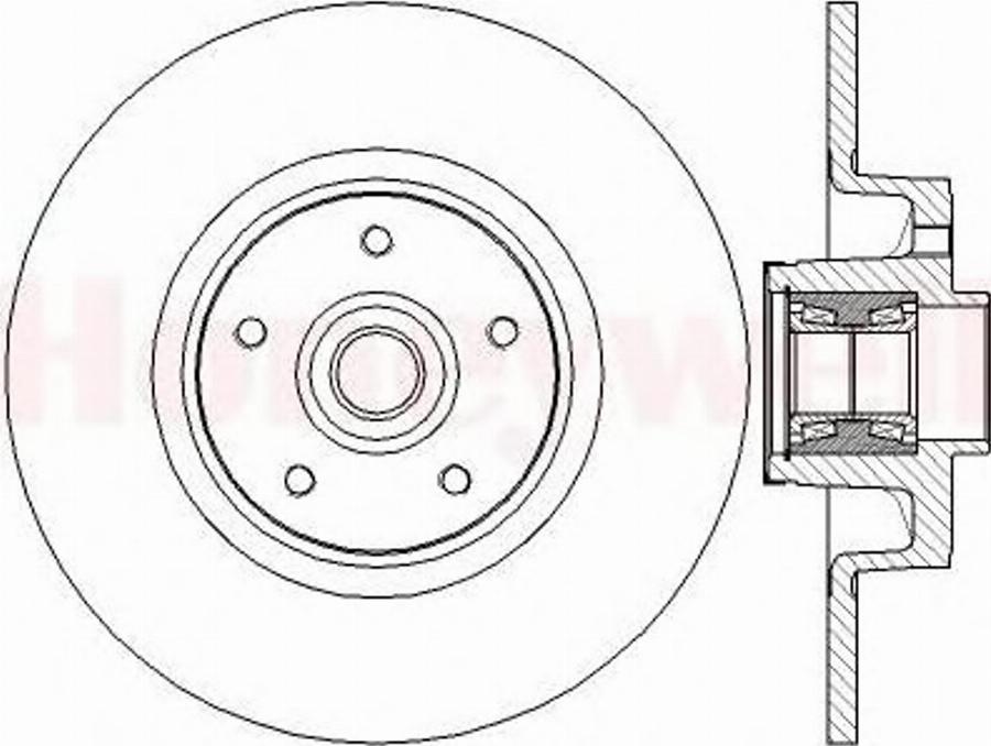 BENDIX 562378B - Тормозной диск avtokuzovplus.com.ua