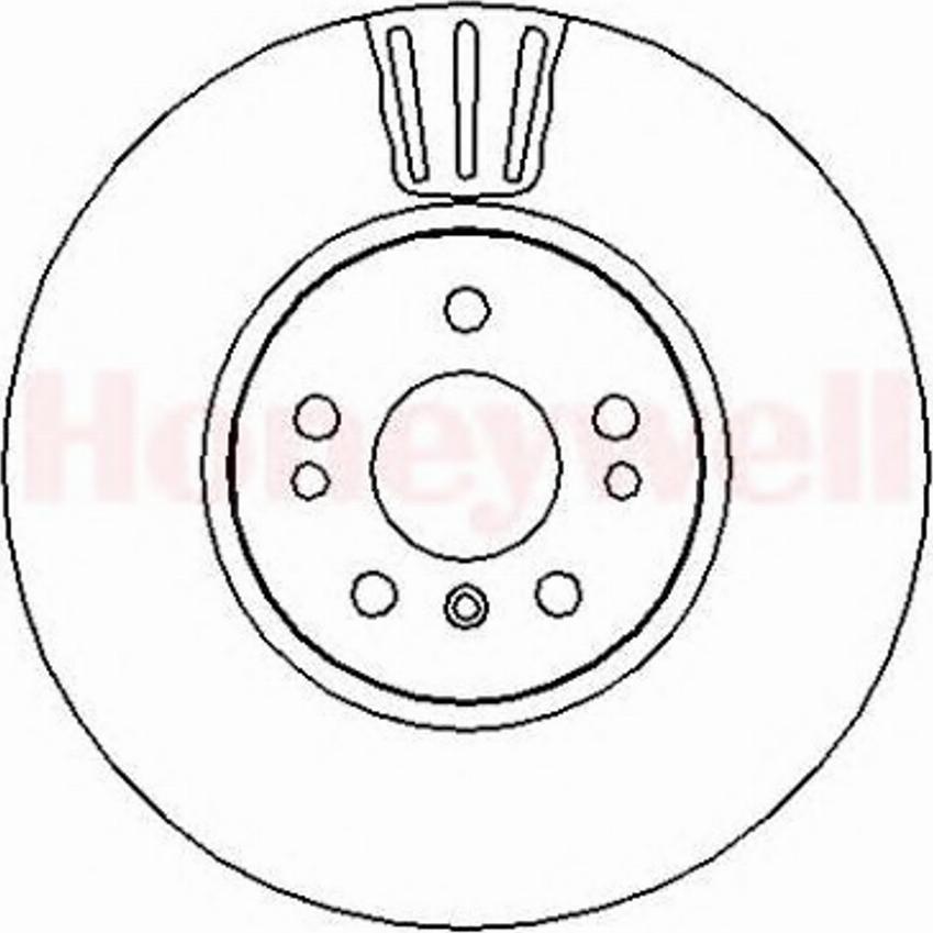 BENDIX 562403B - Гальмівний диск autocars.com.ua