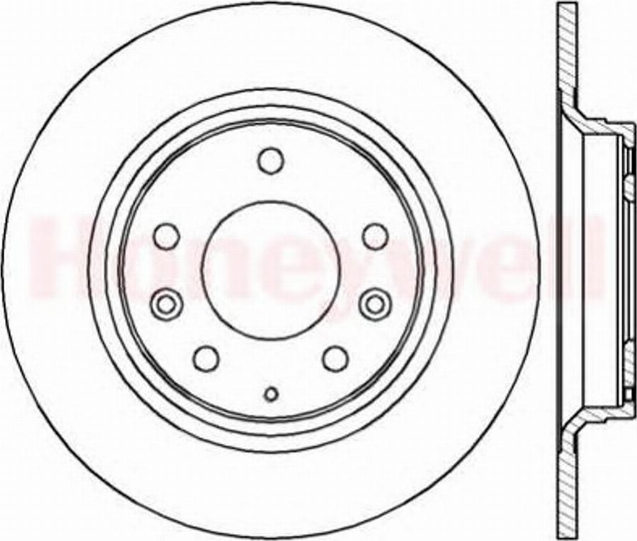 BENDIX 562416B - Тормозной диск avtokuzovplus.com.ua