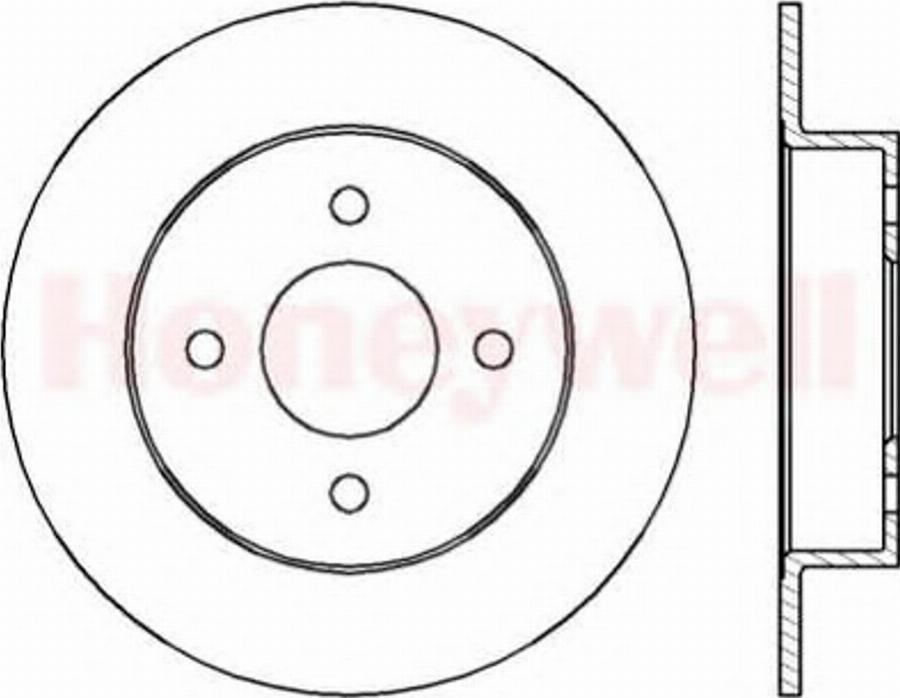 BENDIX 562420B - Тормозной диск avtokuzovplus.com.ua