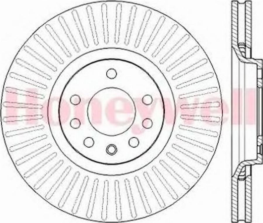 BENDIX 562423B - Гальмівний диск autocars.com.ua