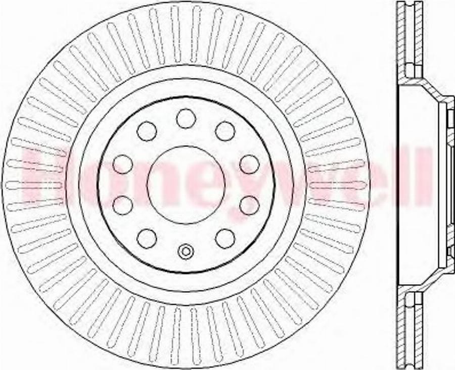 BENDIX 562432B - Тормозной диск avtokuzovplus.com.ua