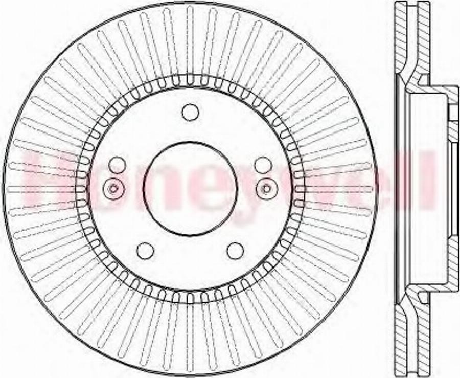 BENDIX 562433B - Гальмівний диск autocars.com.ua