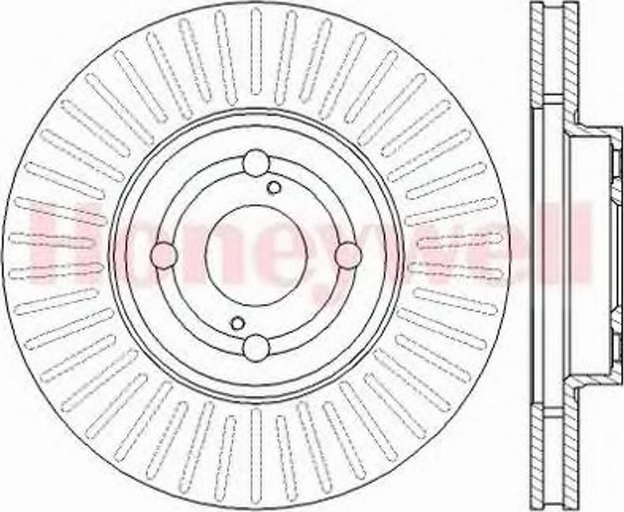 BENDIX 562435B - Тормозной диск avtokuzovplus.com.ua