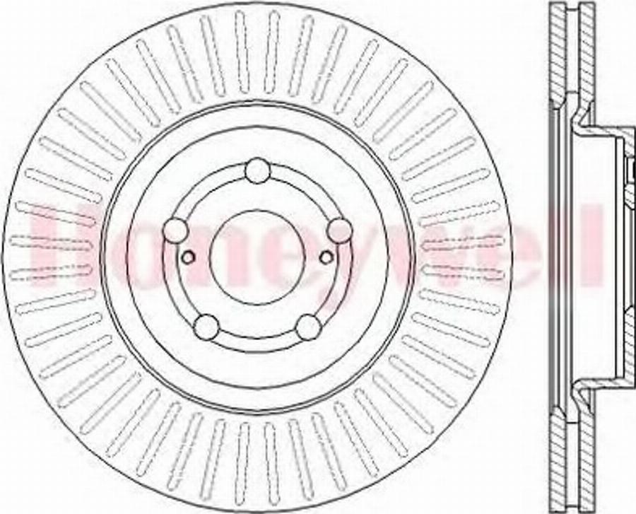 BENDIX 562439B - Тормозной диск avtokuzovplus.com.ua