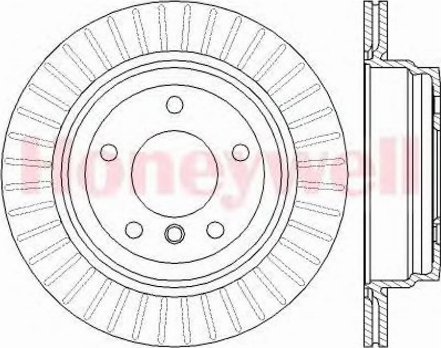 BENDIX 562442B - Тормозной диск avtokuzovplus.com.ua