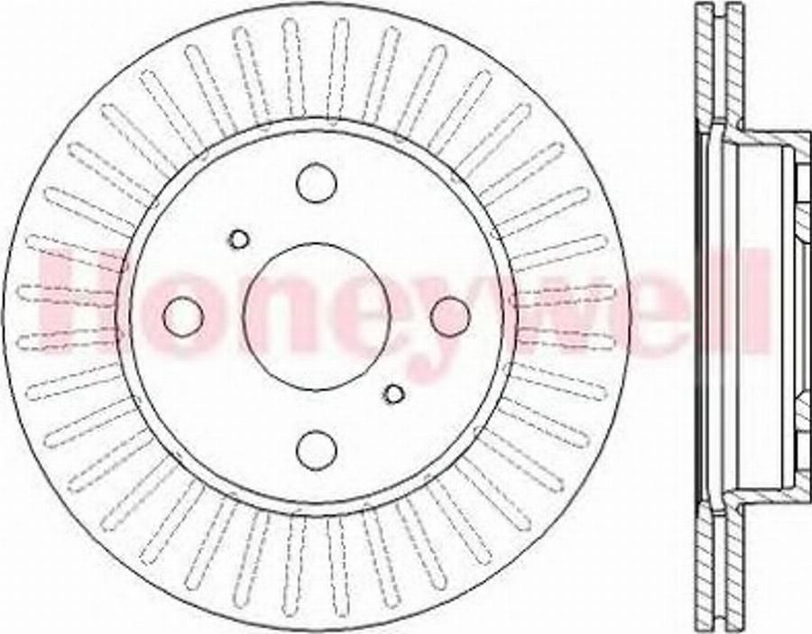 BENDIX 562443B - Тормозной диск avtokuzovplus.com.ua