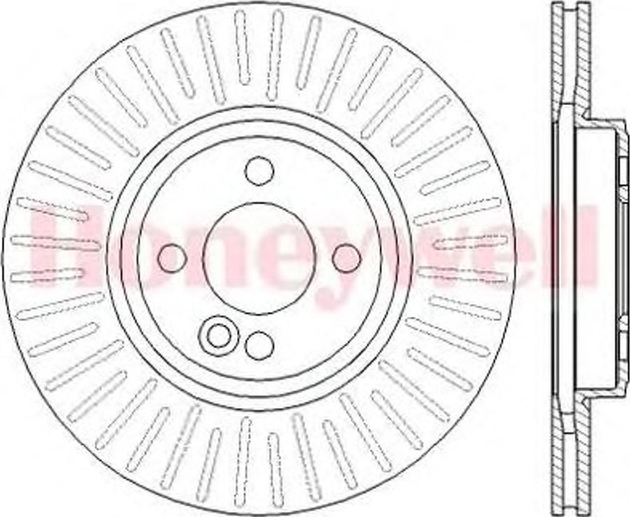 BENDIX 562444B - Тормозной диск avtokuzovplus.com.ua