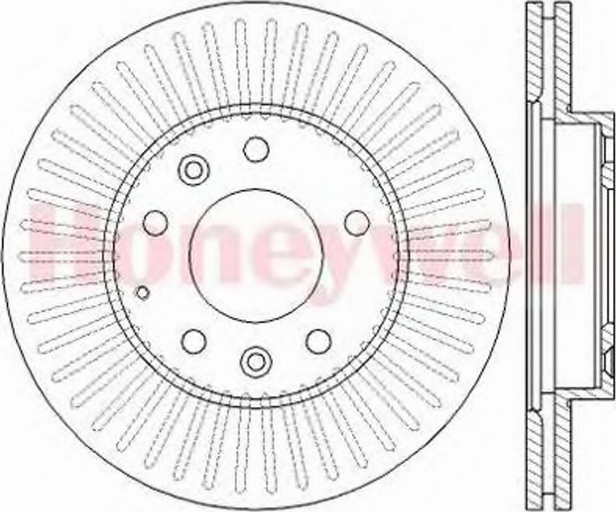 BENDIX 562446B - Тормозной диск avtokuzovplus.com.ua