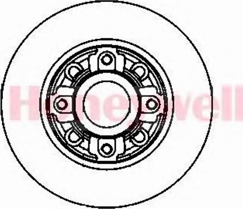 BENDIX 562450B - Тормозной диск avtokuzovplus.com.ua