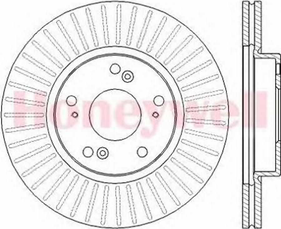 BENDIX 562457B - Тормозной диск avtokuzovplus.com.ua