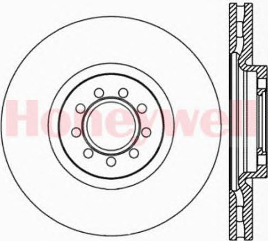 BENDIX 562491B - Тормозной диск avtokuzovplus.com.ua