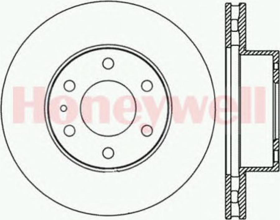 BENDIX 562492B - Гальмівний диск autocars.com.ua