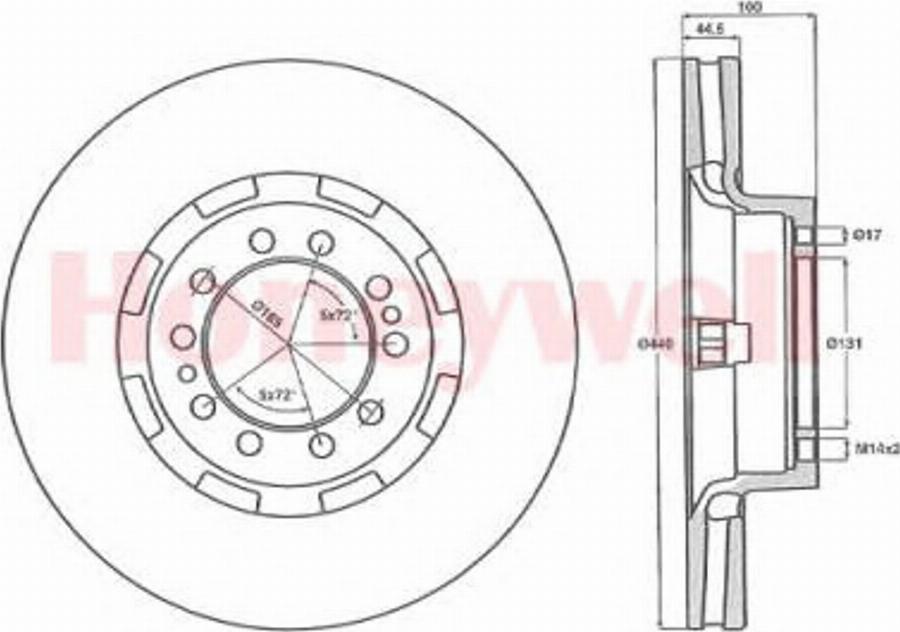 BENDIX 567952B - Сигнализатор, износ тормозных колодок autodnr.net