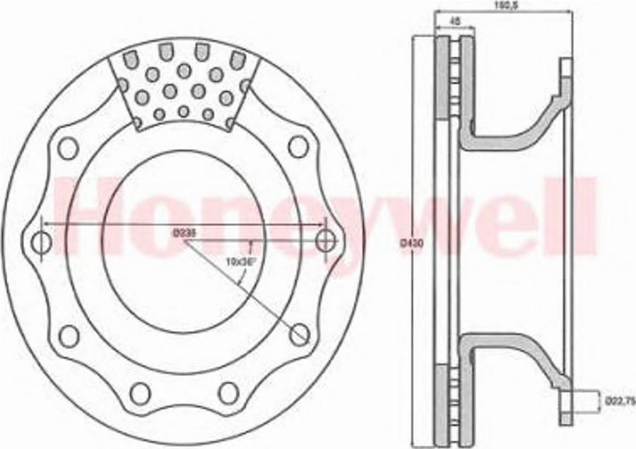 BENDIX 569000B - Тормозной диск avtokuzovplus.com.ua