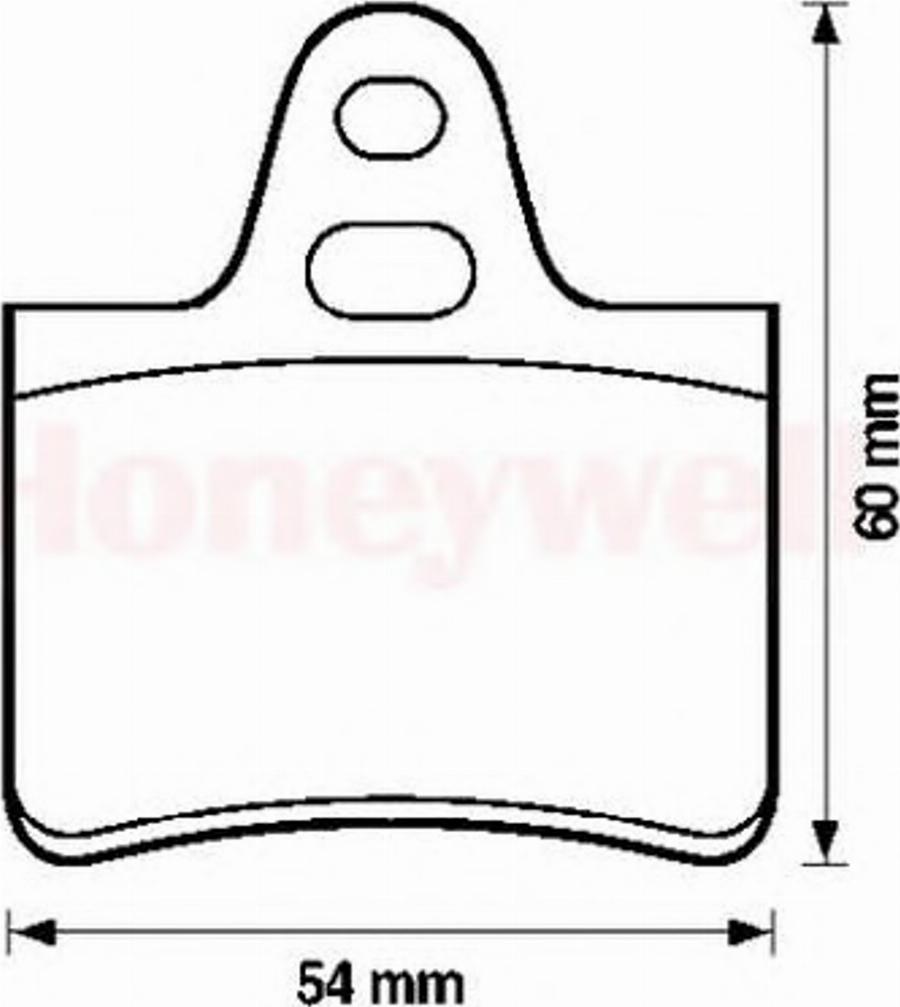 BENDIX 571220B - Гальмівні колодки, дискові гальма autocars.com.ua