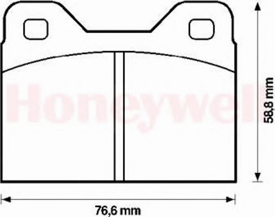 BENDIX 571222B - Гальмівні колодки, дискові гальма autocars.com.ua