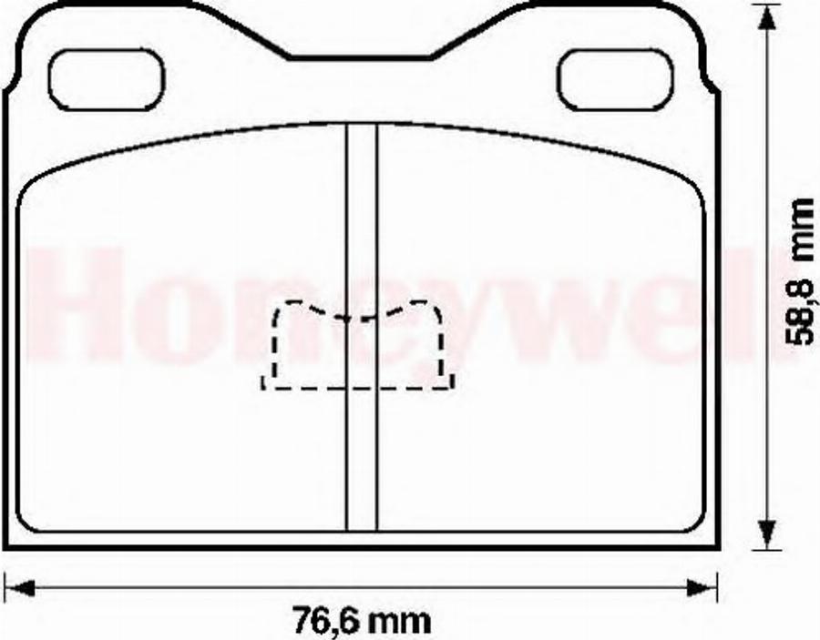 BENDIX 571227B - Тормозные колодки, дисковые, комплект autodnr.net