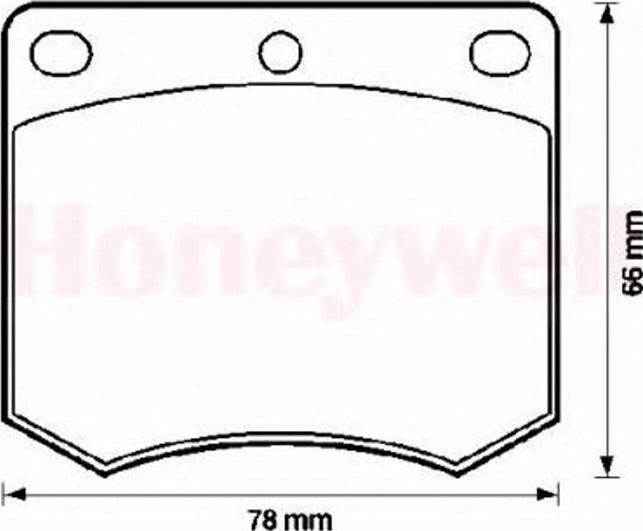 BENDIX 571247B - Тормозные колодки, дисковые, комплект autodnr.net