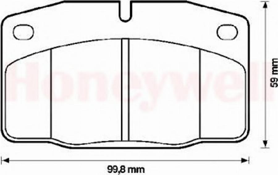 BENDIX 571276B - Тормозные колодки, дисковые, комплект autodnr.net