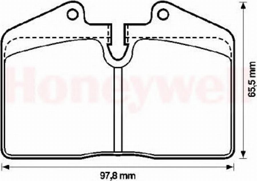 BENDIX 571348B - Гальмівні колодки, дискові гальма autocars.com.ua