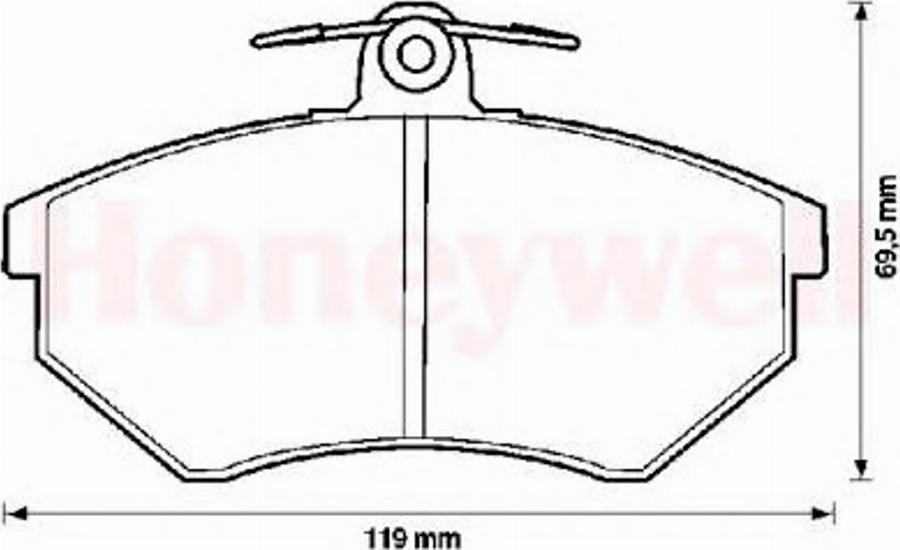 BENDIX 571376X - Гальмівні колодки, дискові гальма autocars.com.ua