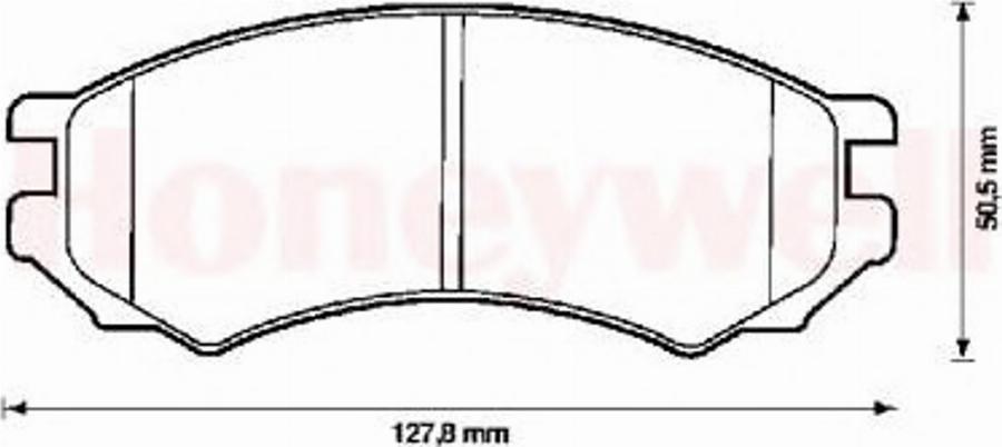 BENDIX 571400B - Тормозные колодки, дисковые, комплект autodnr.net