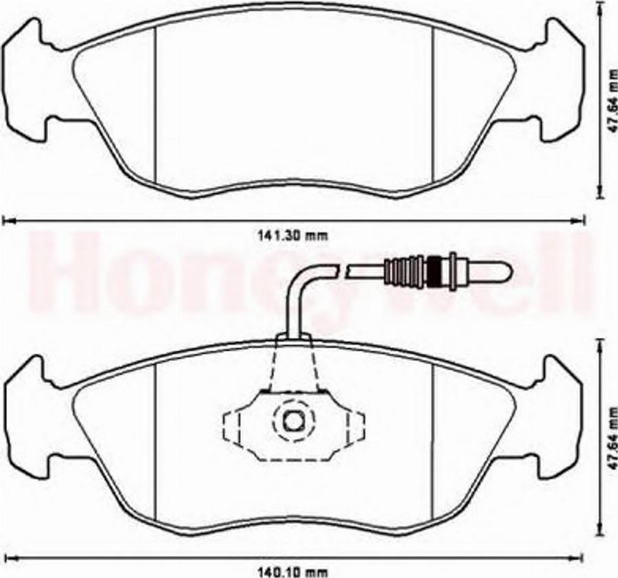 BENDIX 571509B - Гальмівні колодки, дискові гальма autocars.com.ua