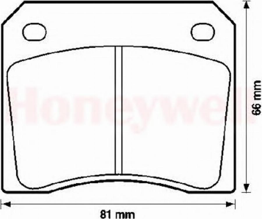 BENDIX 571532B - Гальмівні колодки, дискові гальма autocars.com.ua