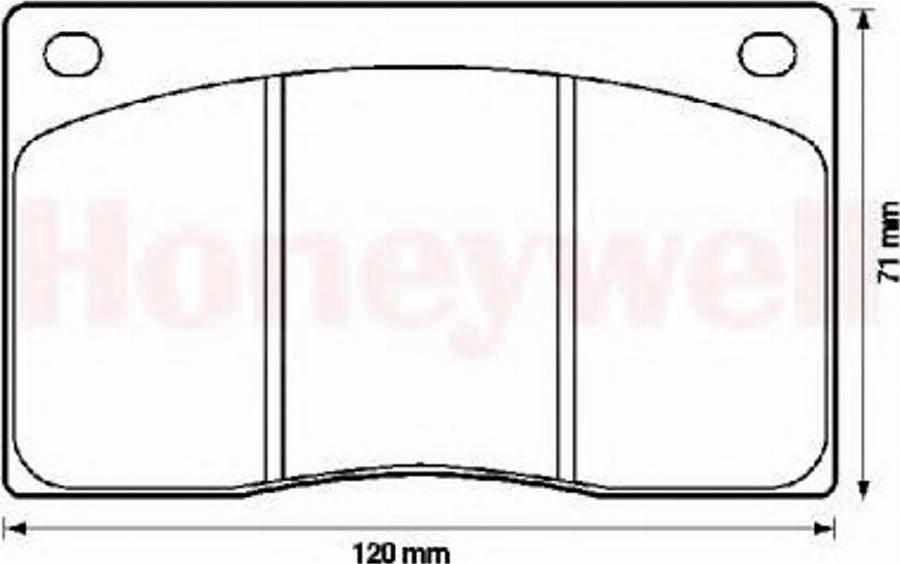 BENDIX 571533X - Тормозные колодки, дисковые, комплект avtokuzovplus.com.ua