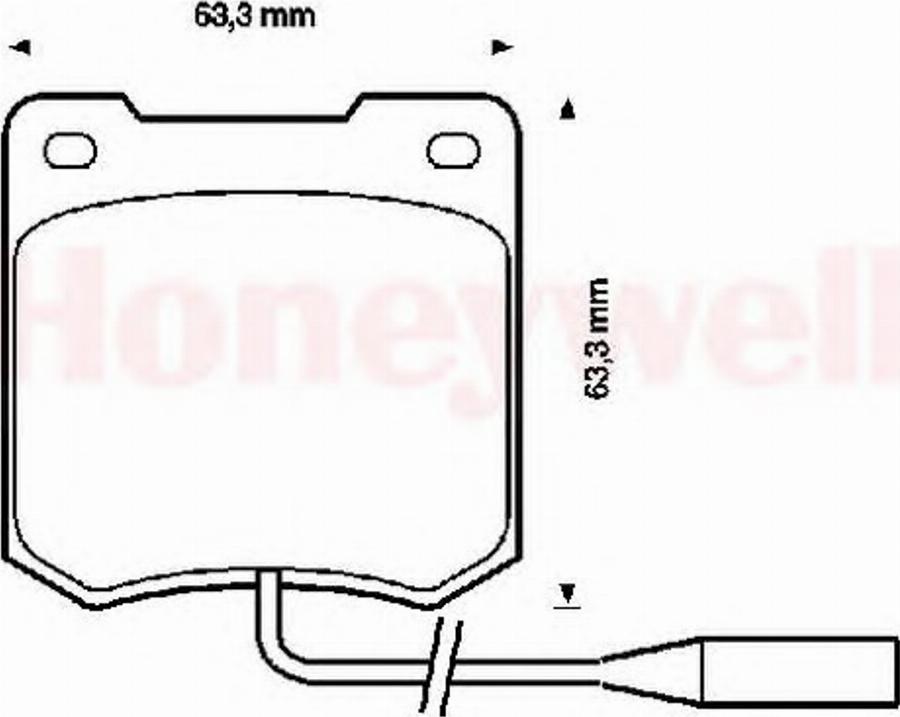 BENDIX 571817B - Гальмівні колодки, дискові гальма autocars.com.ua